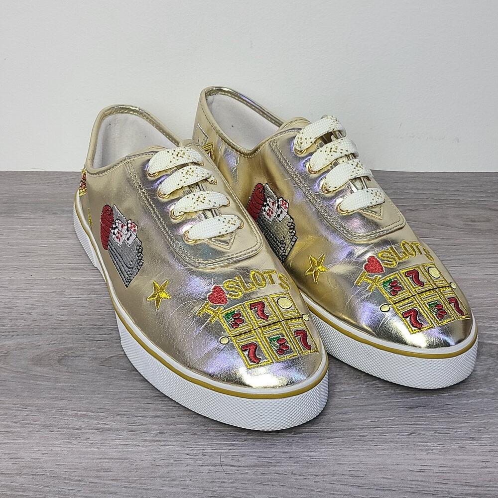 Sabastino Reno Slot Sneaker Novelty Poker Blackjack Dice Vegas Bet Gold 10M